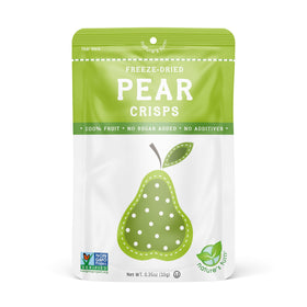 Nature's Turn pear crisps in yogurt bowl illustrate versatile topping option.