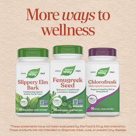 Nature's Way fenugreek bottle pouring capsules