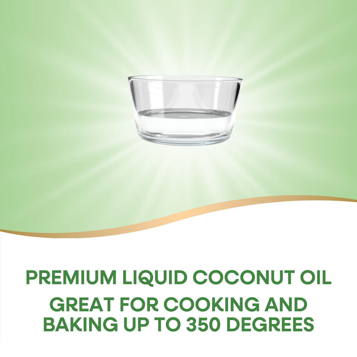 Nature's Way Liquid Coconut Oil close-up texture emphasizes fluidity