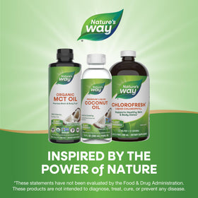 Nature's Way Liquid Coconut Oil stays liquid when refrigerated for easy use