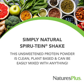 Close-up of rice, soy, and pea protein blend in SPIRU-TEIN ingredients
