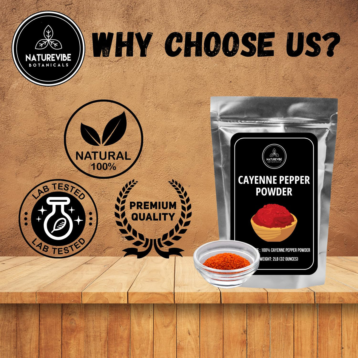 Naturevibe Botanicals cayenne powder adds fiery kick to salsas and enchiladas