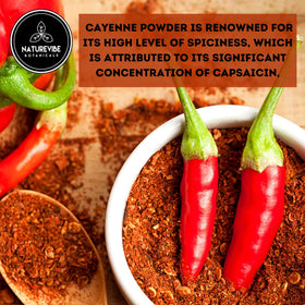 Naturevibe Botanicals cayenne powder sealed pack keeps freshness for everyday cooking
