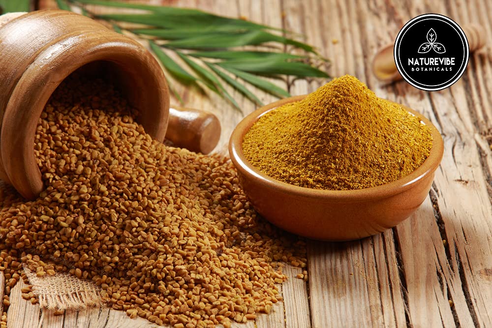 Naturevibe Botanicals fenugreek seed powder ground texture ideal for dals