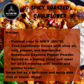 Naturevibe Botanicals pure cayenne pepper powder boosts heat without altering color
