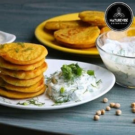 Naturevibe Botanicals smooth fine texture soy flour for easy mixing in batters and breads.