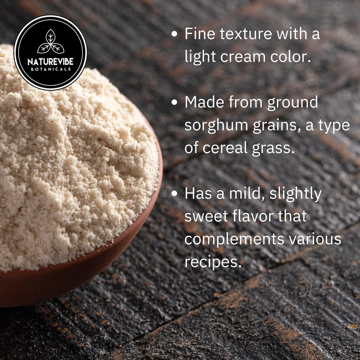 Naturevibe Botanicals Sorghum Flour dough ideal for breads and rotis.