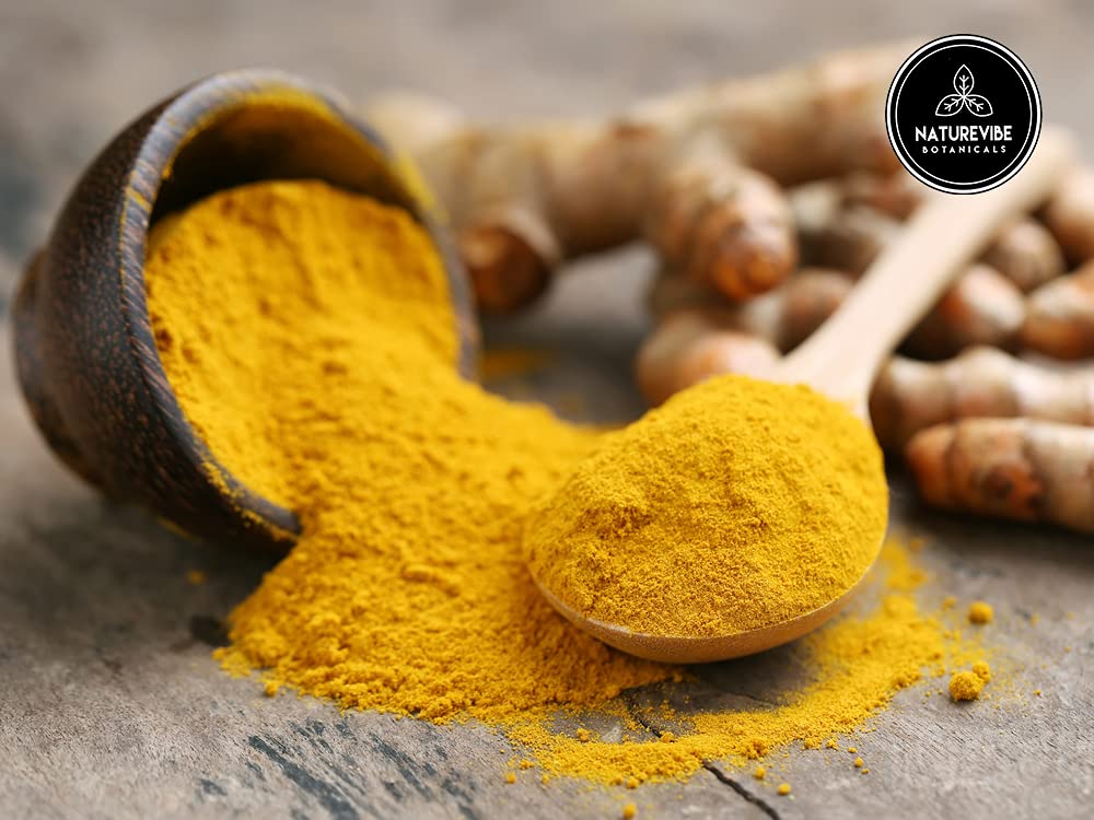 Naturevibe Botanicals turmeric rhizomes dried for quality origin.
