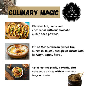 Naturevibe Botanicals cumin seed powder in a pantry elevates chili.