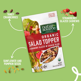 NaturSource crunchy seed mix in bowl for salad or yogurt textures