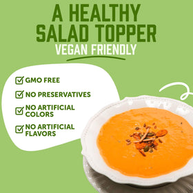 NaturSource Salad Topper Crunch almonds offer chewy, satisfying bite in oatmeal