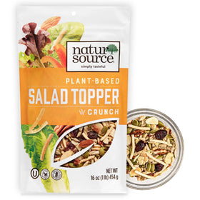 NaturSource Salad Topper Crunch with cranberries adds vibrant texture to greens