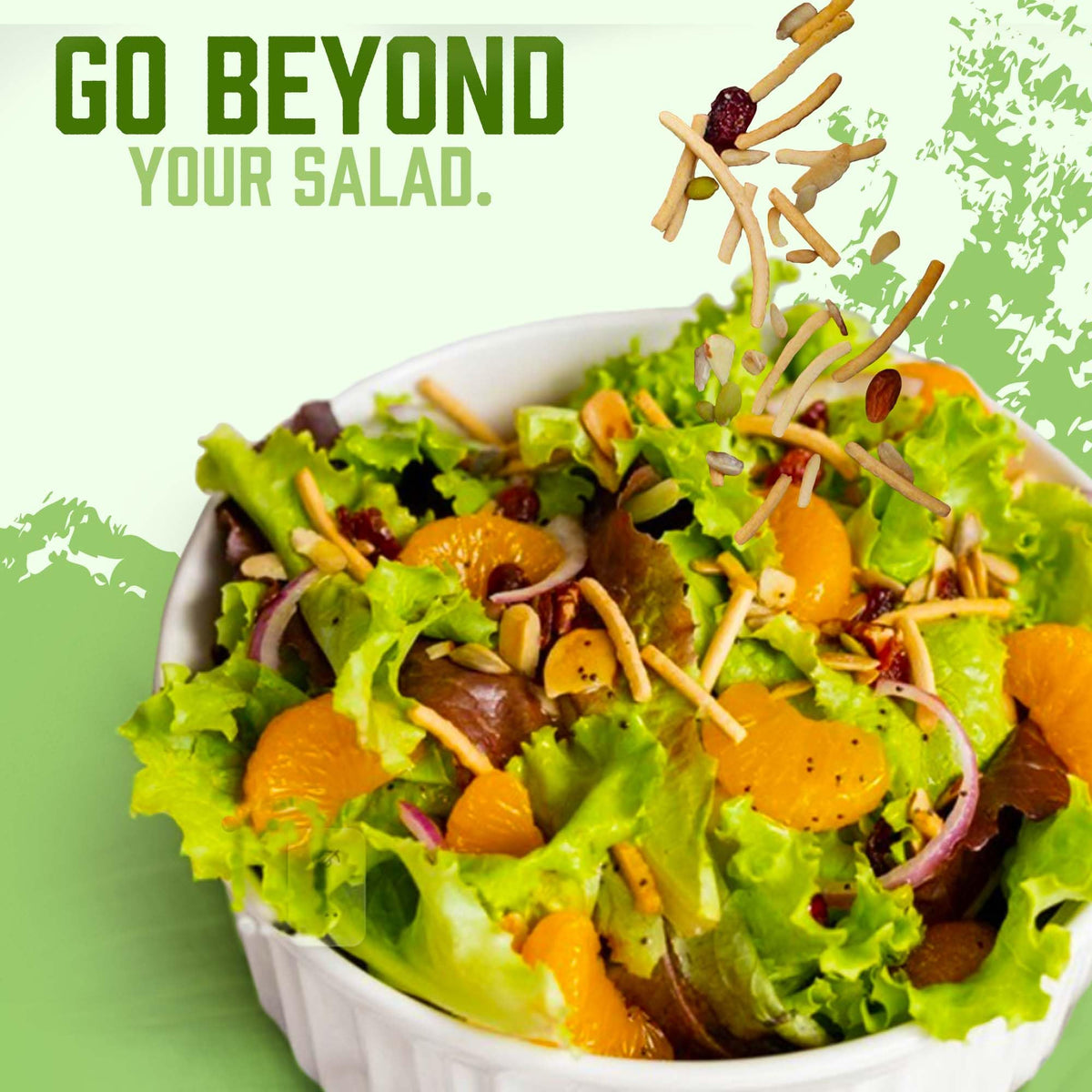 NaturSource Salad Topper Crunch mixed seeds adds protein and crunch to bowls