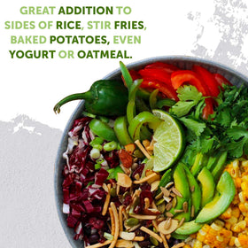 NaturSource Salad Topper Crunch package shot highlights crisp ingredients and freshness