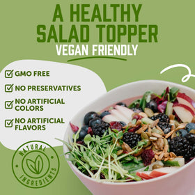 naturSource Salad Topper Smart Life on a crisp salad bowl elevates texture.