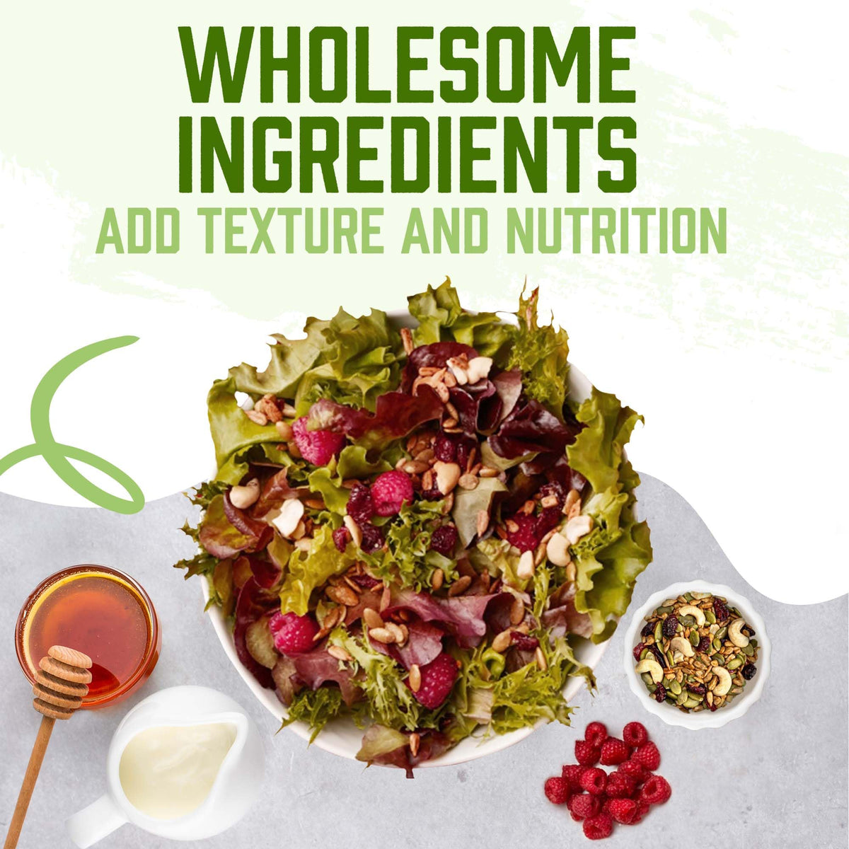 NaturSource Wildberry cashews provide plant-based protein and creaminess.