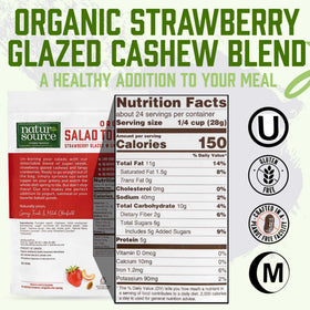NaturSource yogurt topper strawberry flavors brings crunch to breakfast