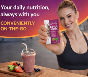 Naturyol chia seeds rich in omega-3 for daily wellness.