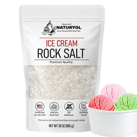 NATURYOL rock salt for ice cream crystals ready to deliver smooth, creamy freezing.