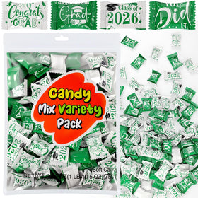 Naucoos Class of 2026 mints in a 26.5 oz bag, ideal for bulk party sharing.