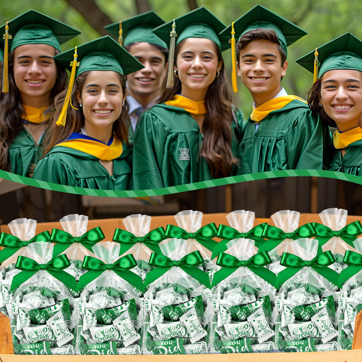 Perfect graduation favors and décor with Class of 2026 themes.