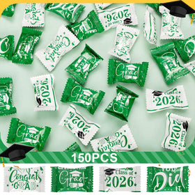 Naucoos wrappers showcase Class of 2026 for themed photo displays.