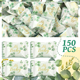 Naucoos Sage Green Mint Candy close-up shows creamy texture and smooth chew.