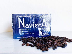 Naviera Cuban Style Dark Roasted Coffee steaming cup invites balanced flavor
