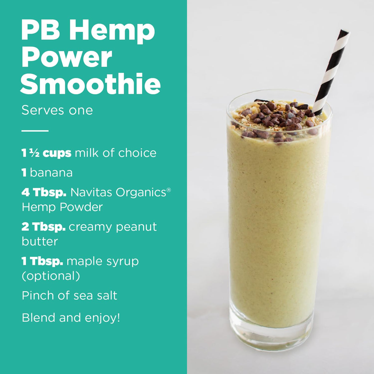 Measuring Navitas hemp powder for baking and gluten-free recipes.