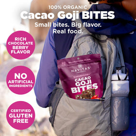 Navitas Organics ingredient list and packaging label