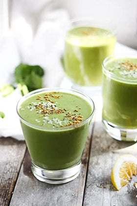 Navitas Organics hemp seeds in smoothie bowl for protein and minerals.
