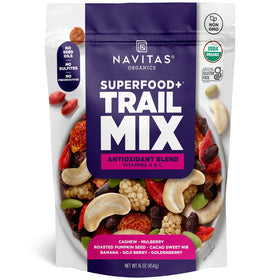 Navitas Trail Mix with mulberries and goji for on-the-go energy