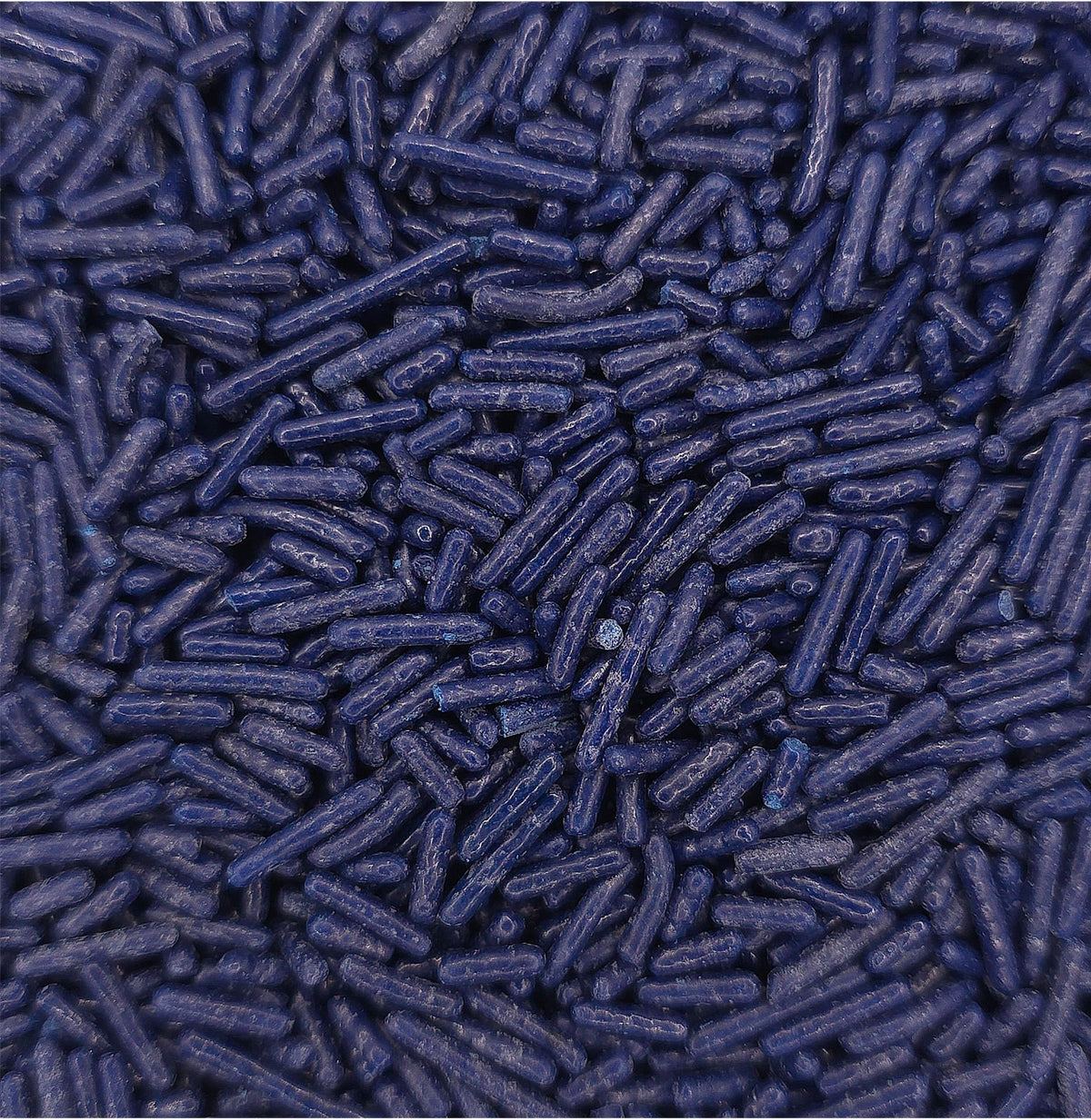 NCS Navy Blue Jimmies decorate cookies with playful contrast.