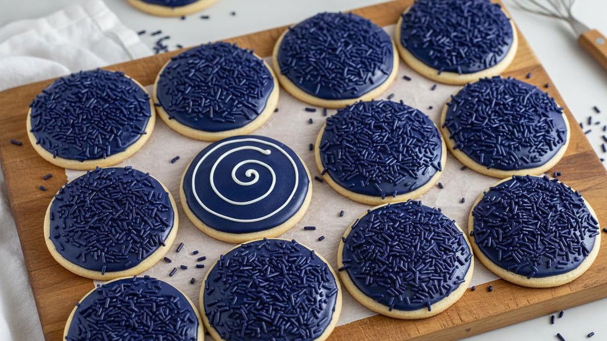 NCS Navy Blue Jimmies close-up highlights rich color and crisp texture.