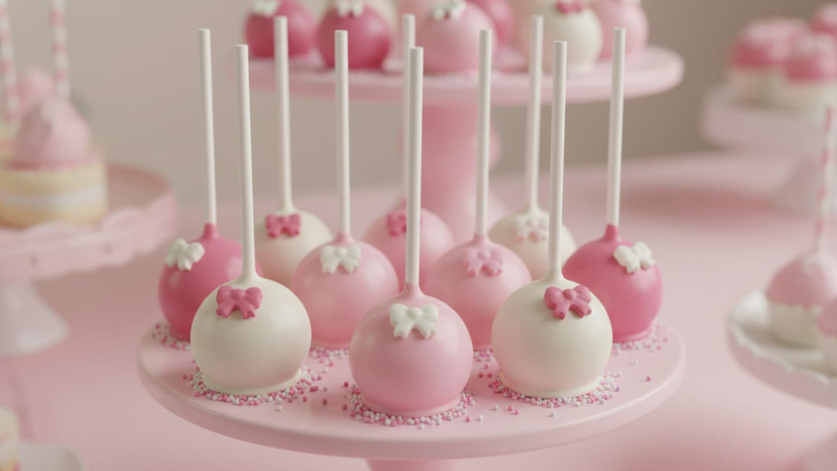 NCS Ribbon Bow sprinkles on cakes for color and charm