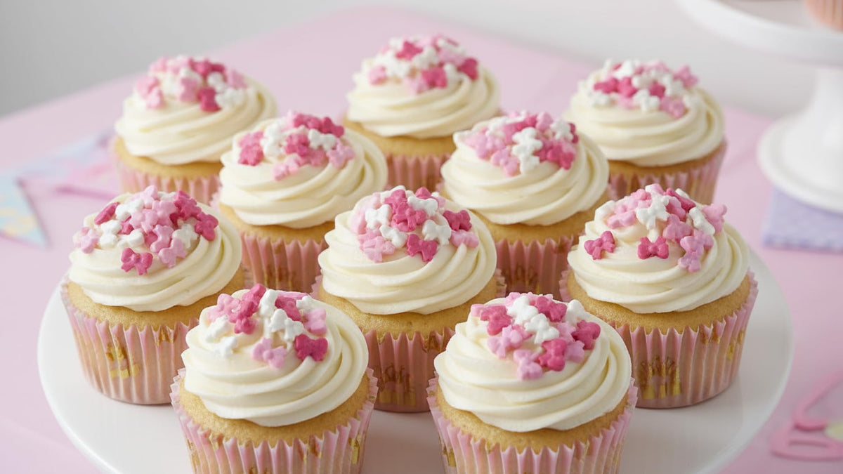 NCS Ribbon Bow sprinkles on cookies for cute treats