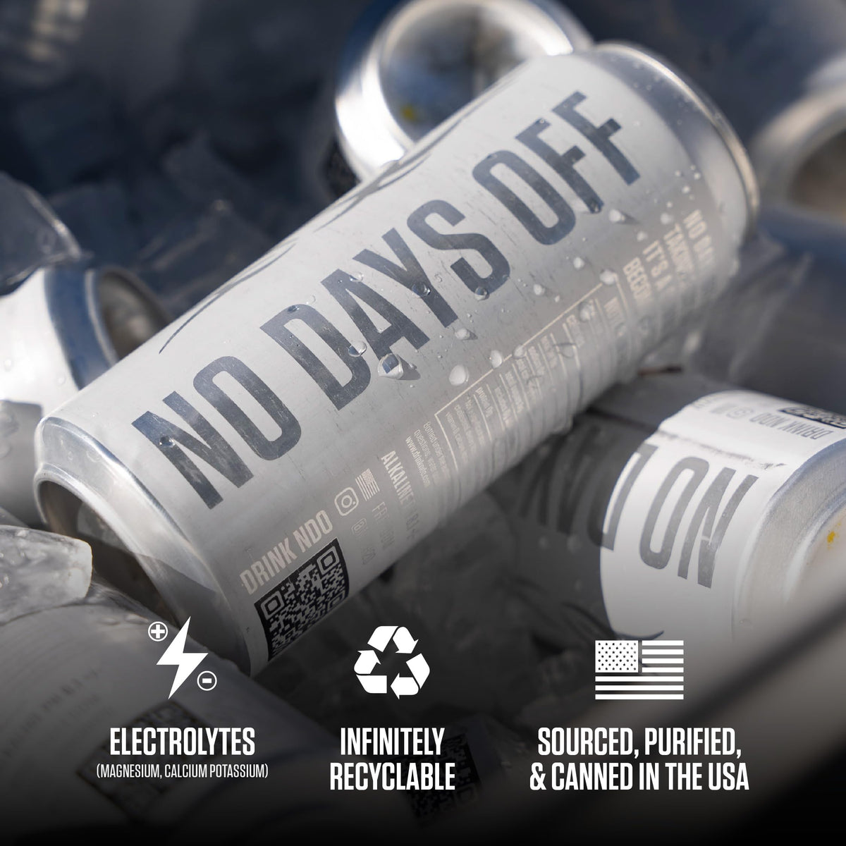 NDO H2O minerals electrolytes closeup with calcium magnesium potassium