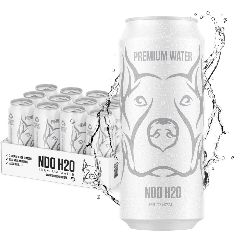 NDO H2O No Days Off 12-pack front for on-the-go hydration