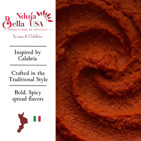 Nduja USA Nduja Bella spread on pasta for a bold, authentic kick.