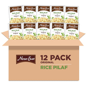 Near East Rice Pilaf Mix Original box front, quick side option