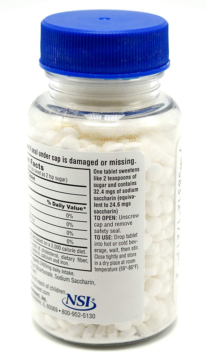 Necta Sweet packaging front showing the 1000-tablet bottle for easy dieting