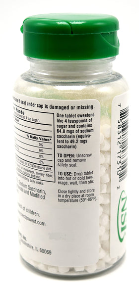 NECTA SWEET tablets dissolving quickly in coffee for smooth sweetness.