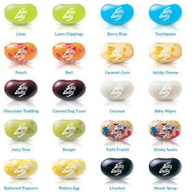 Needzo BeanBoozled challenge kit box communicates compact, portable party entertainment.
