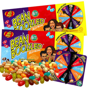Needzo BeanBoozled spinner for party game night adds suspenseful fun.