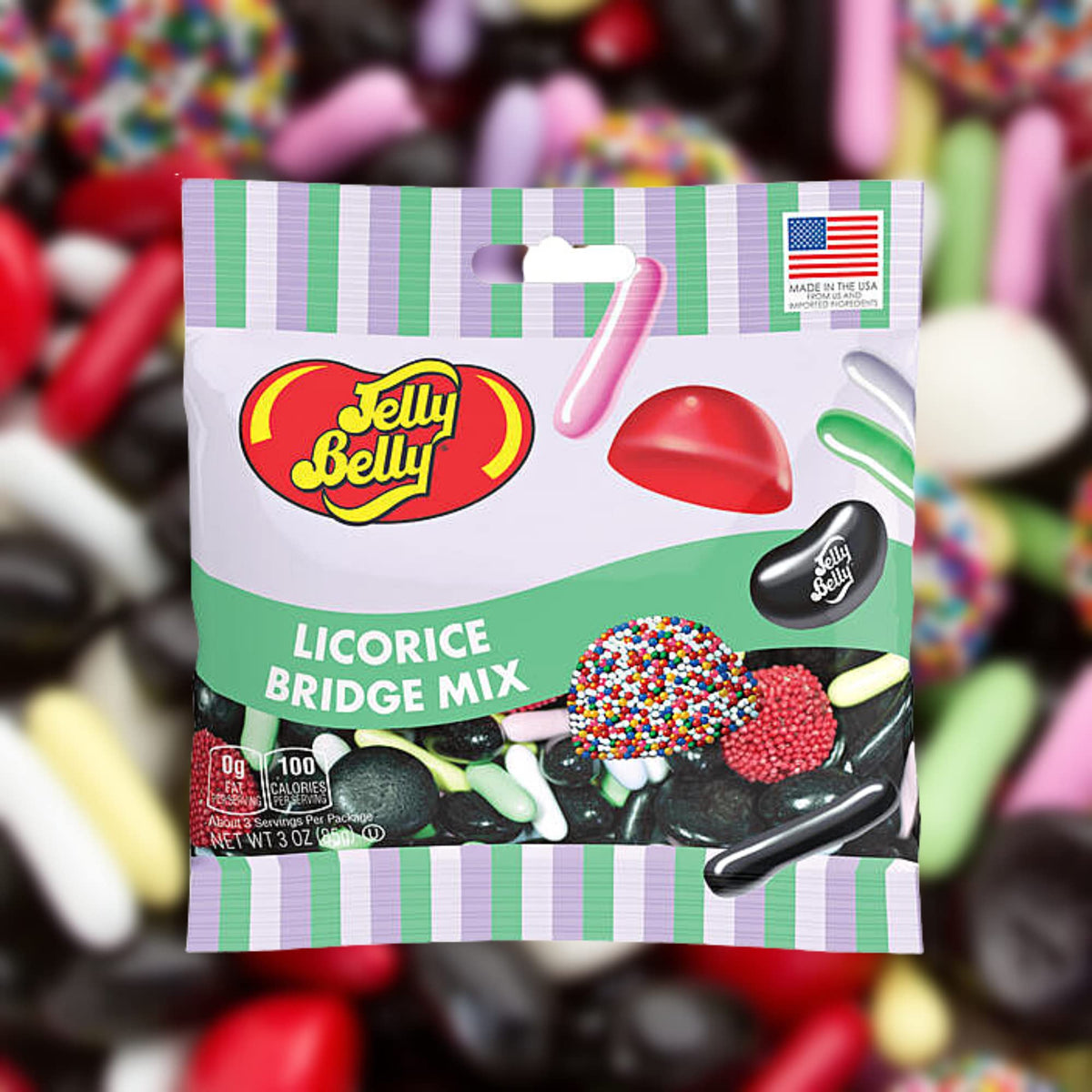 Needzo Bridge Mix Licorice Buttons: chewy bites ideal for gifts and events.