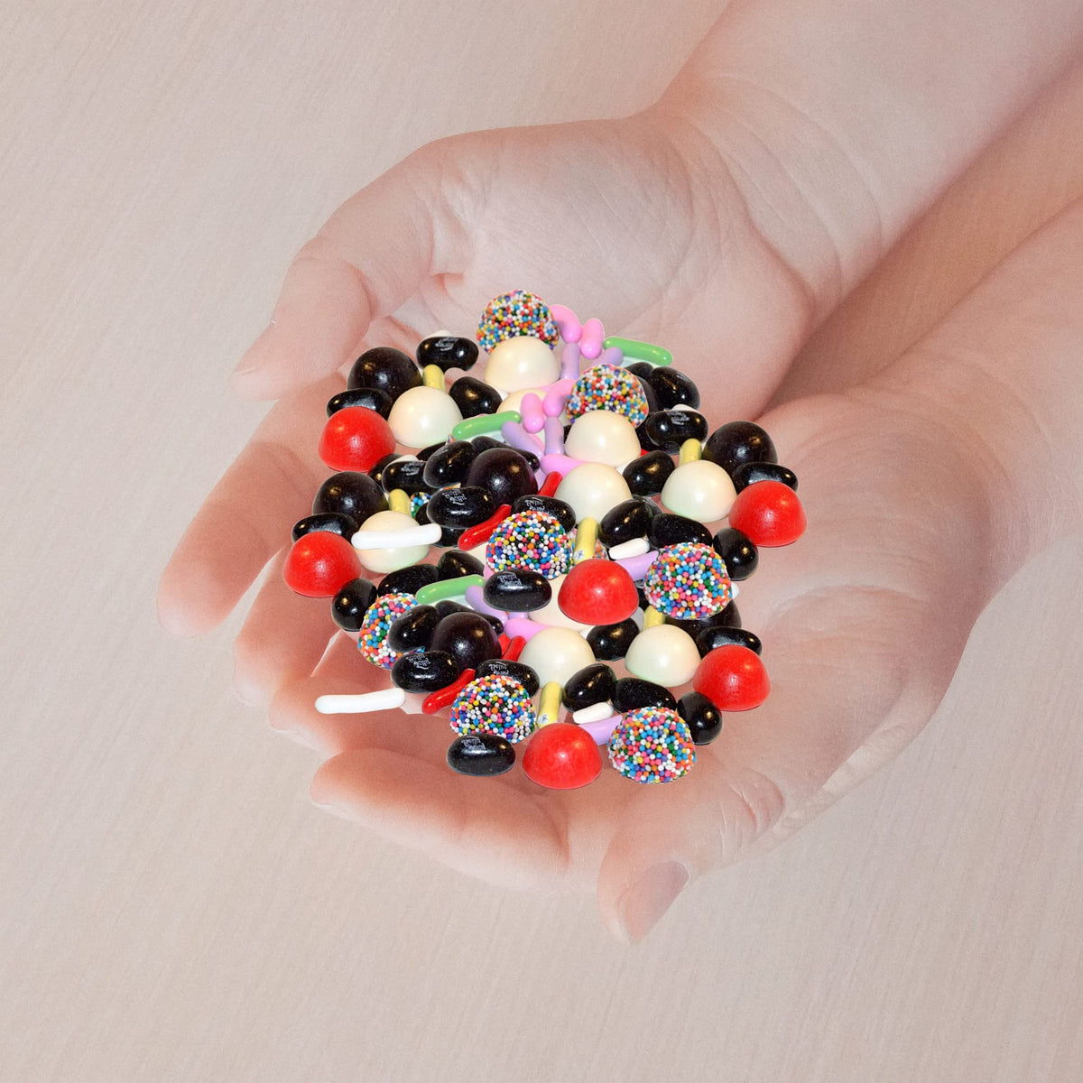 Needzo Bridge Mix Licorice Jelly Beans: gourmet assortment for celebrations.