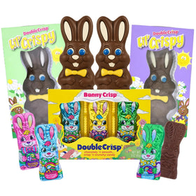 Needzo Easter solid milk bunny assortment for gifting in baskets.