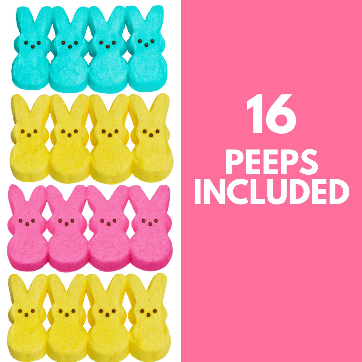 Needzo blue bunny Peeps 1.5oz pack for colorful Easter snacking.