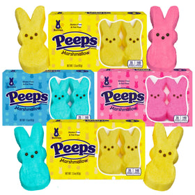 Needzo Easter Peeps yellow chick pack for baskets and spring treats.