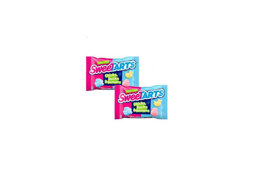 Needzo Easter Sweetarts chicks, ducks, and bunnies in a 2-pack, ideal for Easter baskets